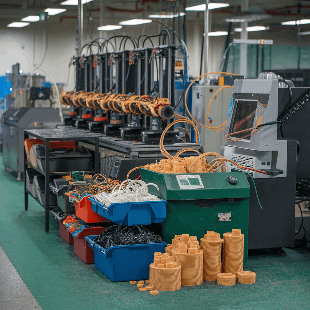 Production line for 3D printing