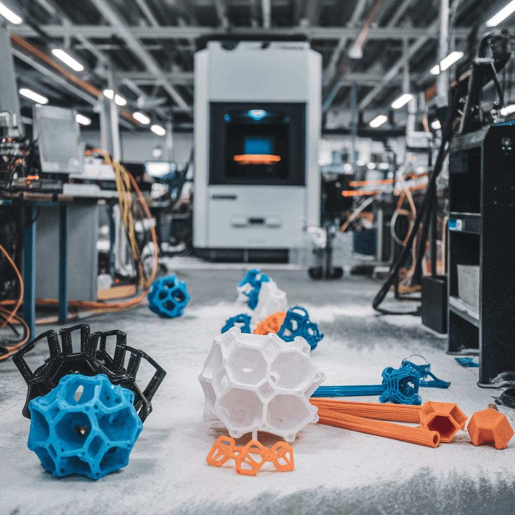 Factory floor and extrusion lines